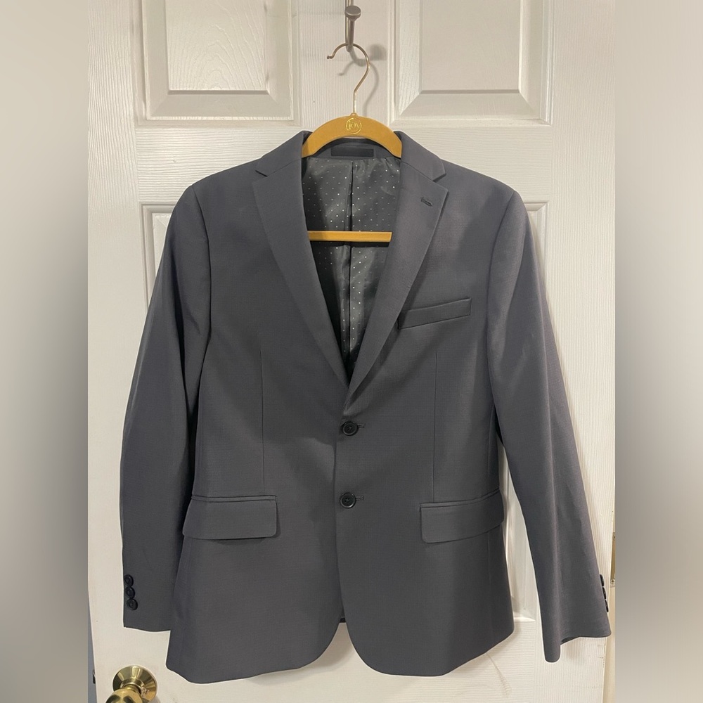 Collection By Michael Strahan Regular Fit Big Boys Suit Jacket, Size 16 Regular